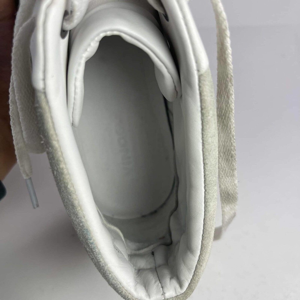 Vince Men's Fynn Leather High Top Sneaker US 11 White Lace-Up Mid Shoes boot - Picture 9 of 11